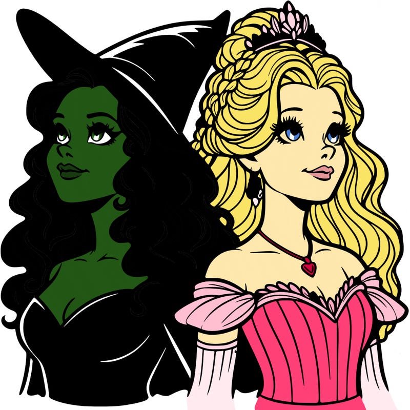 'elphaba and glinda (realistic)