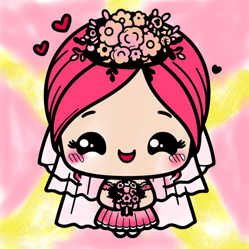 cute mind, wedding girl