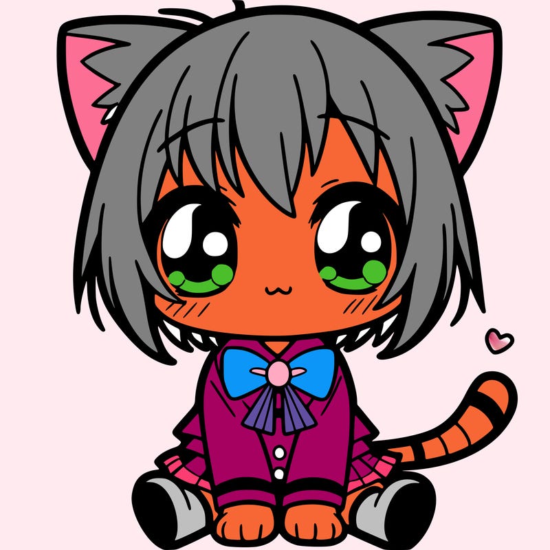 cute anime cat