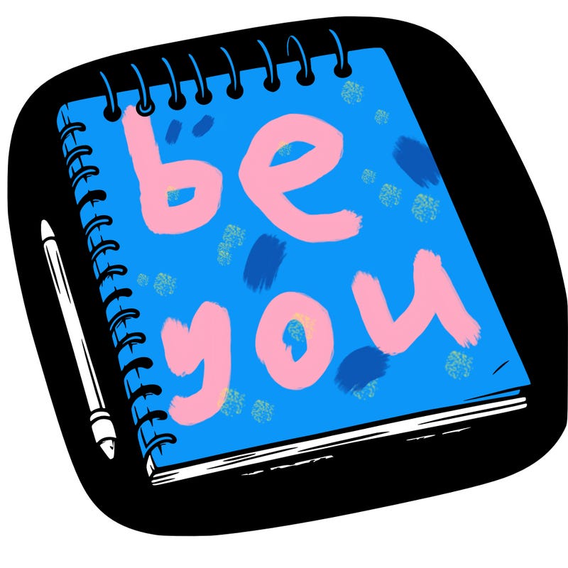 a blank sketch pad