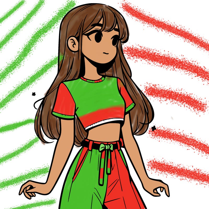 girl in a cute crop top