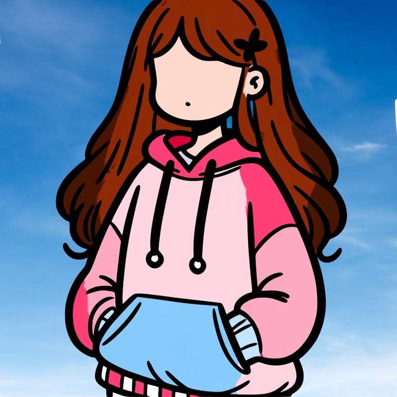girl in sweatshirt