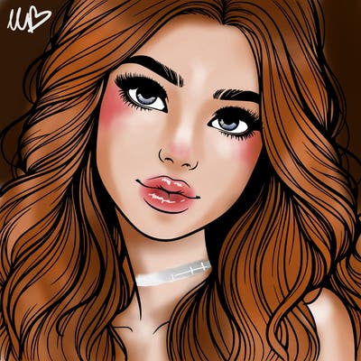 beautiful realistic girl