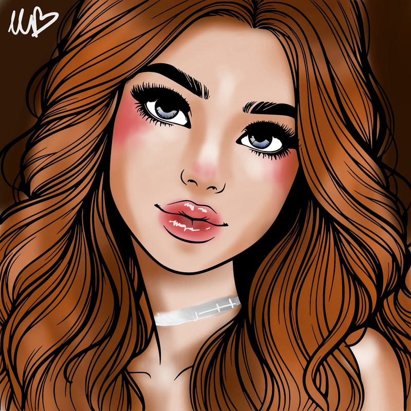 beautiful realistic girl