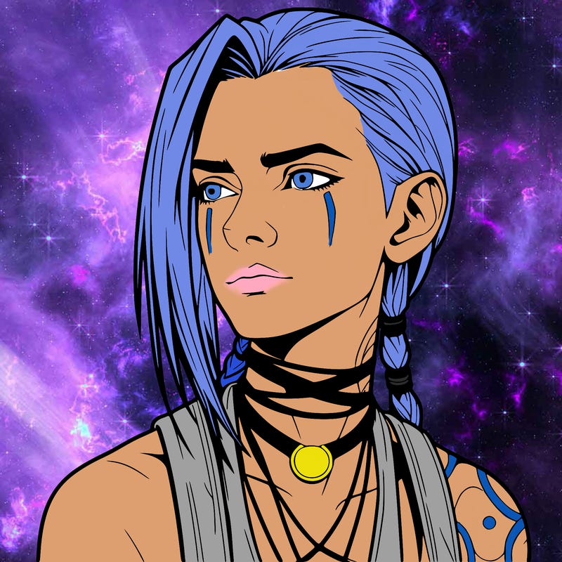 jinx from arcane realistic