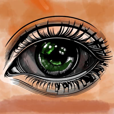 realistic eye