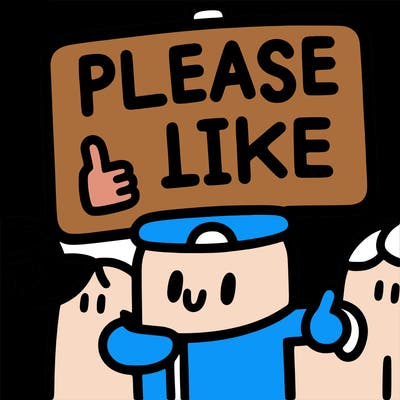 a sigh say please like