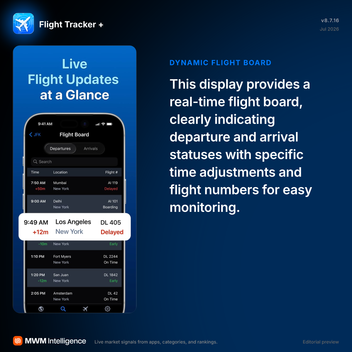 Flight Tracker + - Travel App | MWM