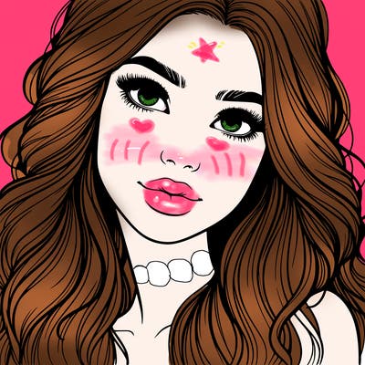 beautiful realistic girl