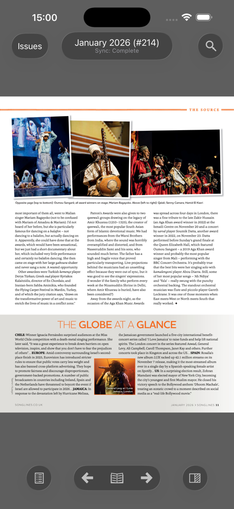 Songlines Magazine - Magazines & Newspapers App | MWM