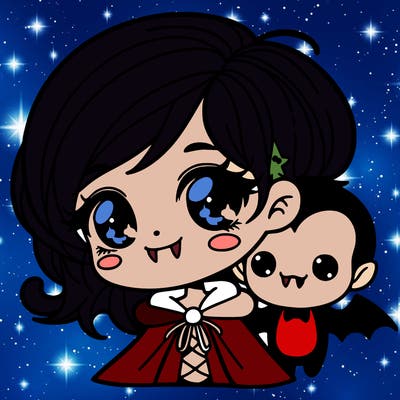 cute vampire girl