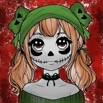 realistic girl halloween