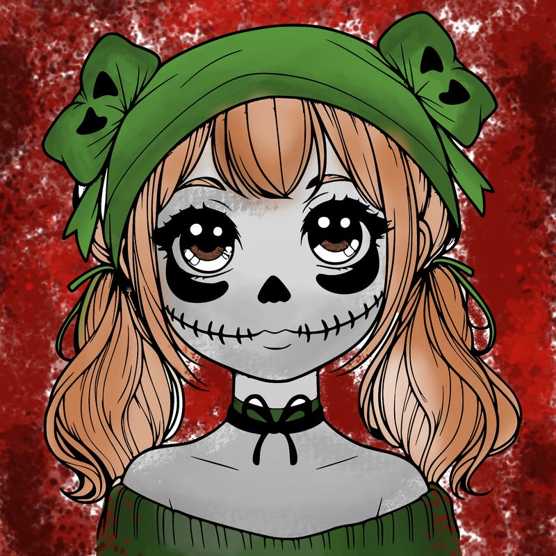 realistic girl halloween