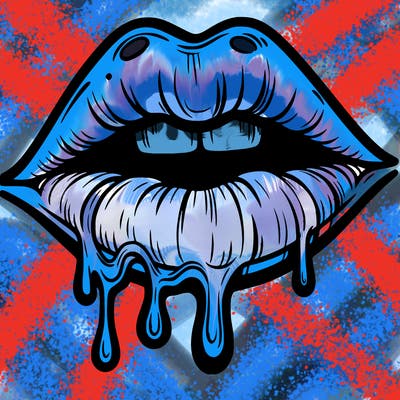 lips that look realistic and drip