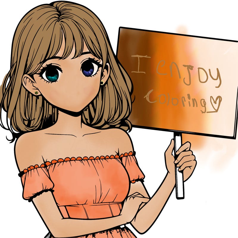 realistic pretty girl holding blank sign