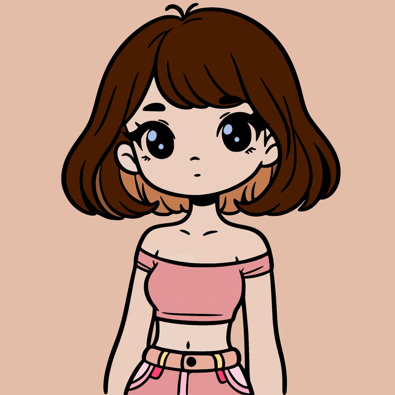 girl in a cute crop top