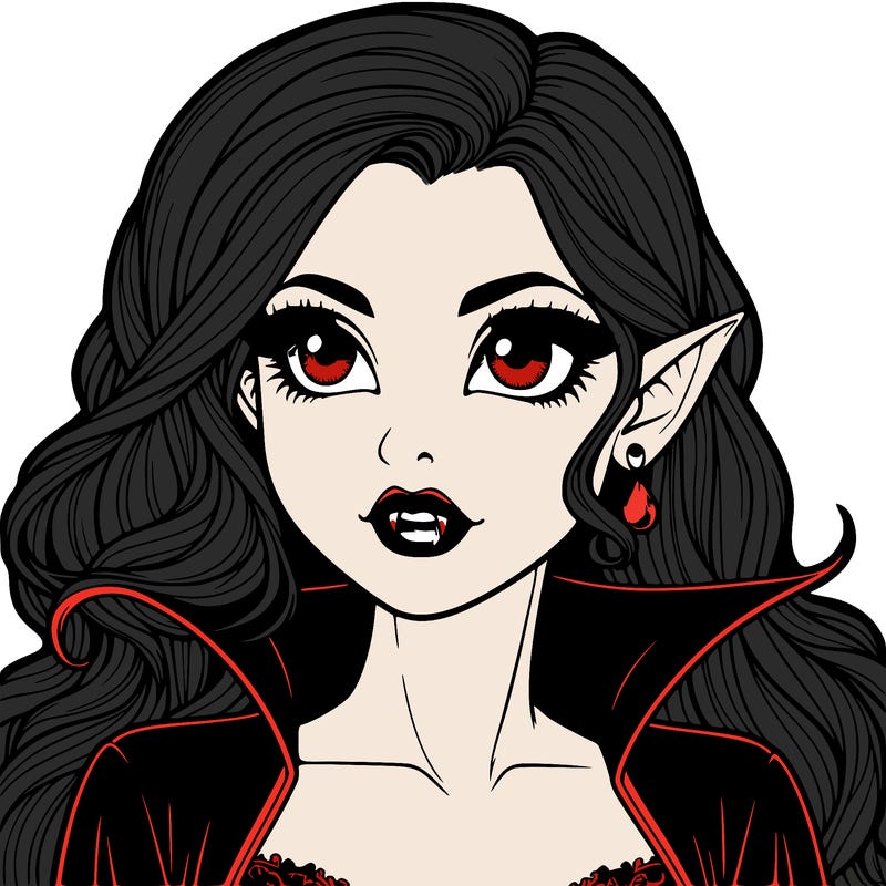realistic vampire girl