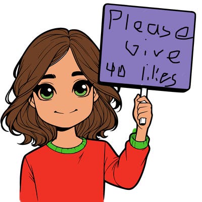 realistic girl holding up a sign