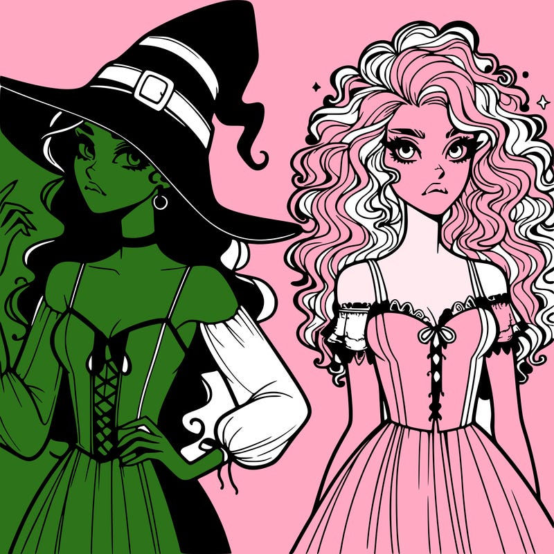 elphaba and glinda