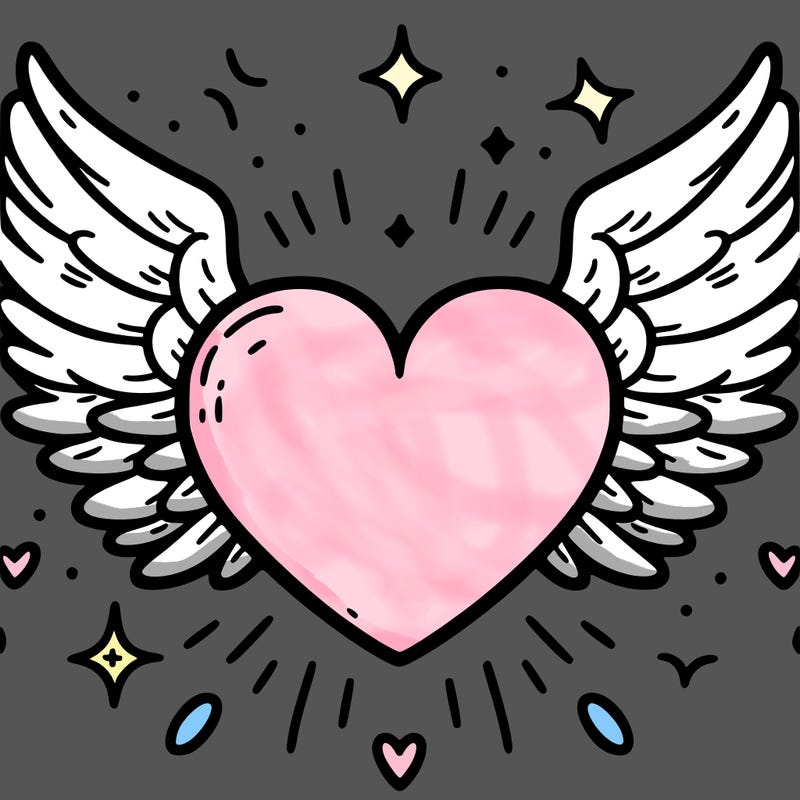 heart with wings