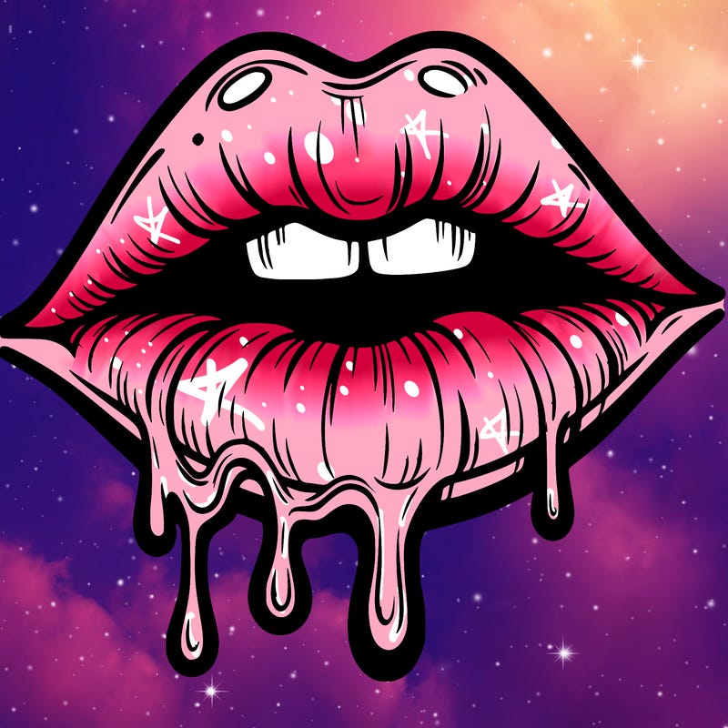 lips that look realistic and drip