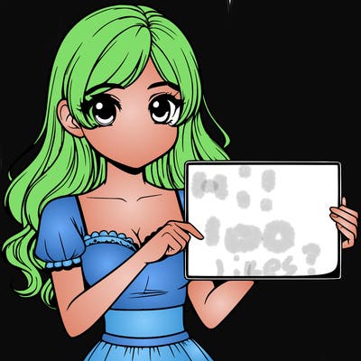 realistic pretty girl holding blank sign