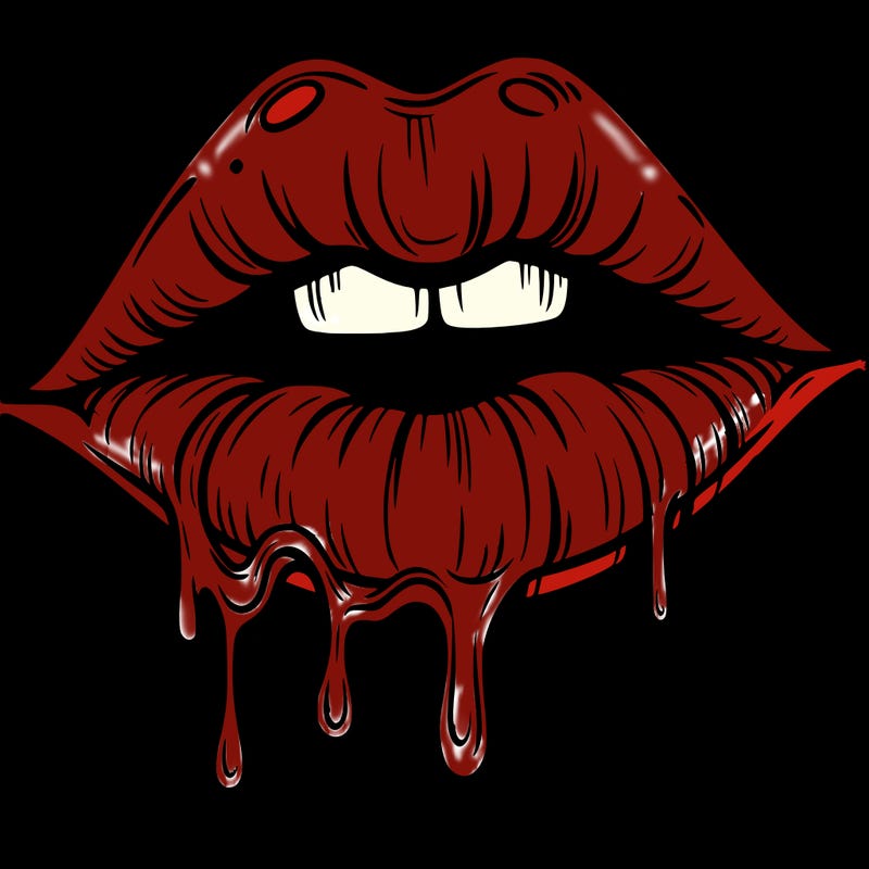 lips that look realistic and drip