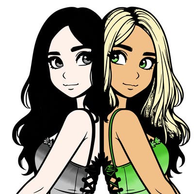 a realistic girl split