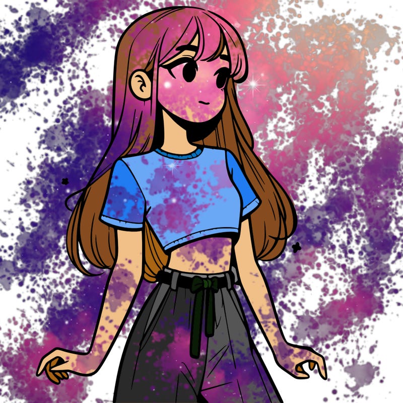 girl in a cute crop top