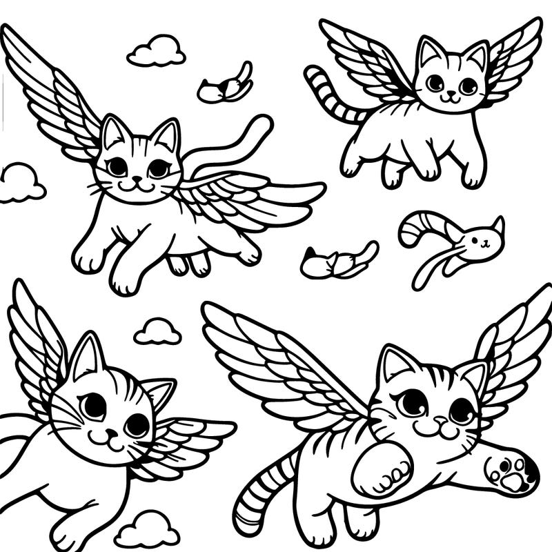 flying cats relistick