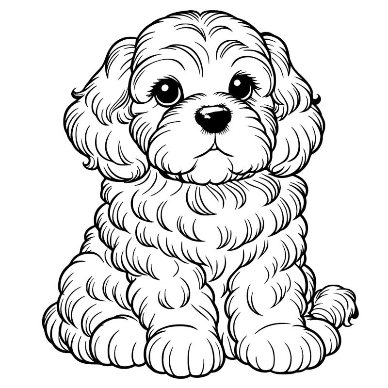 realistic puppy cava poo