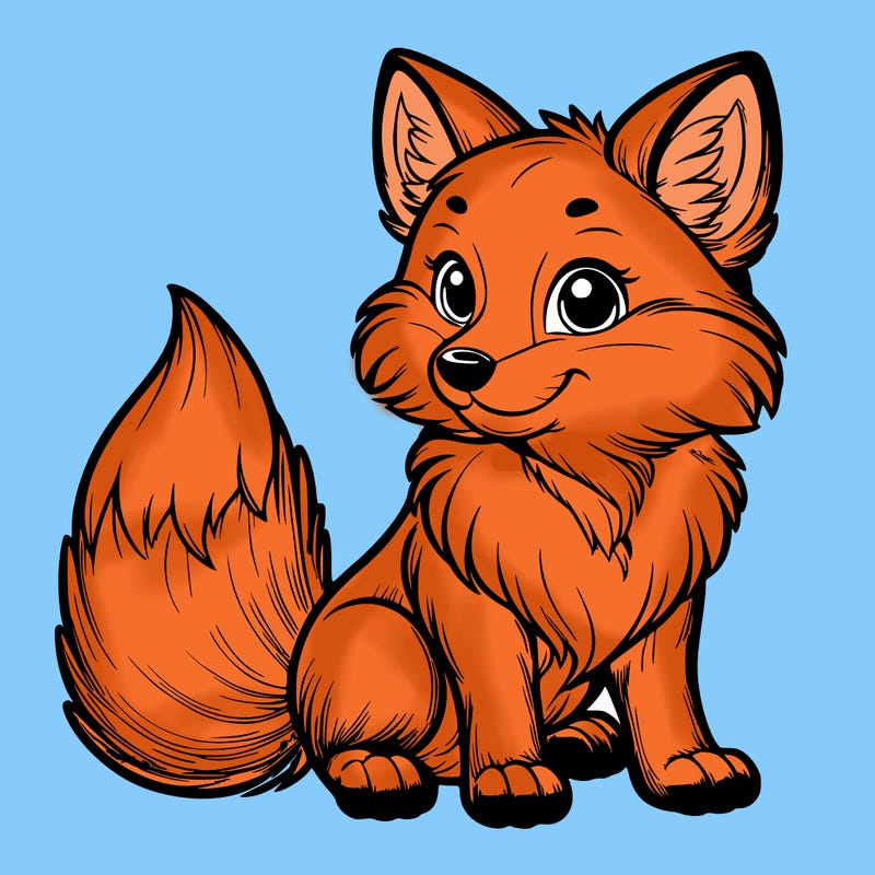 realistic fox