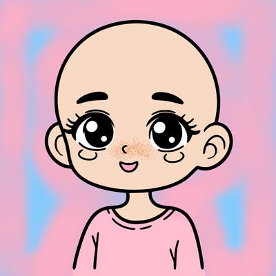 girl with no hair