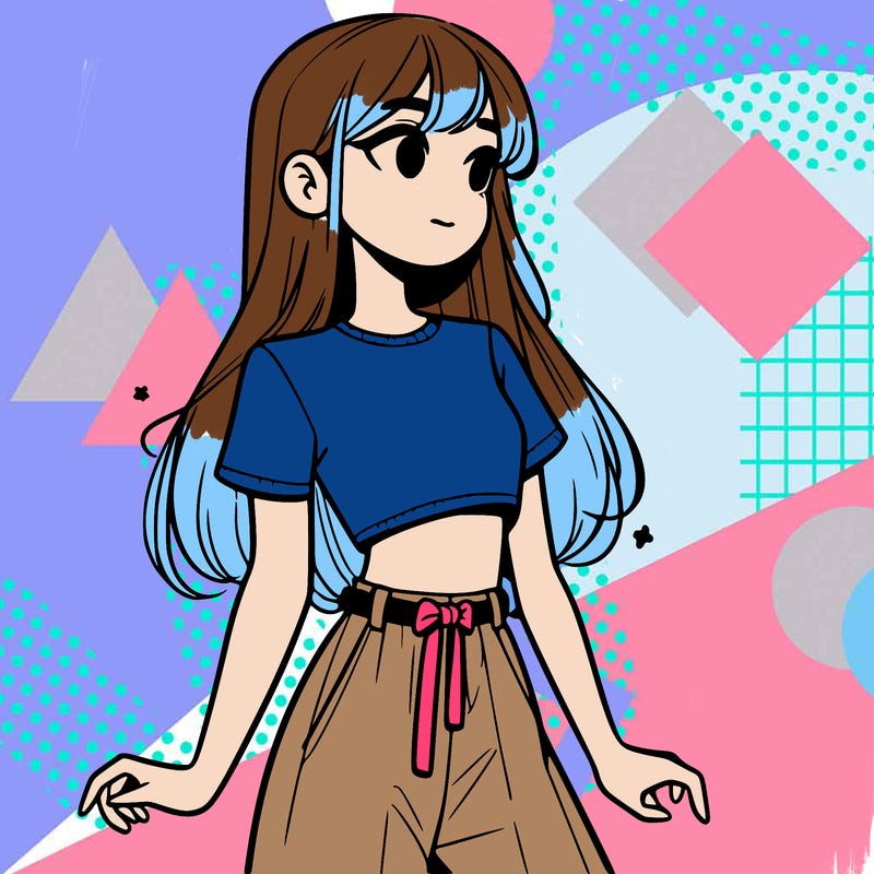 girl in a cute crop top