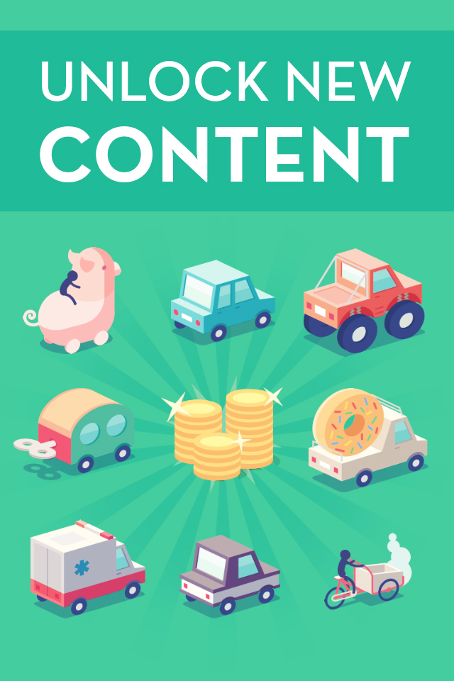 Stickman Rush - Unlockable vehicles and gold coins in Stickman Rush