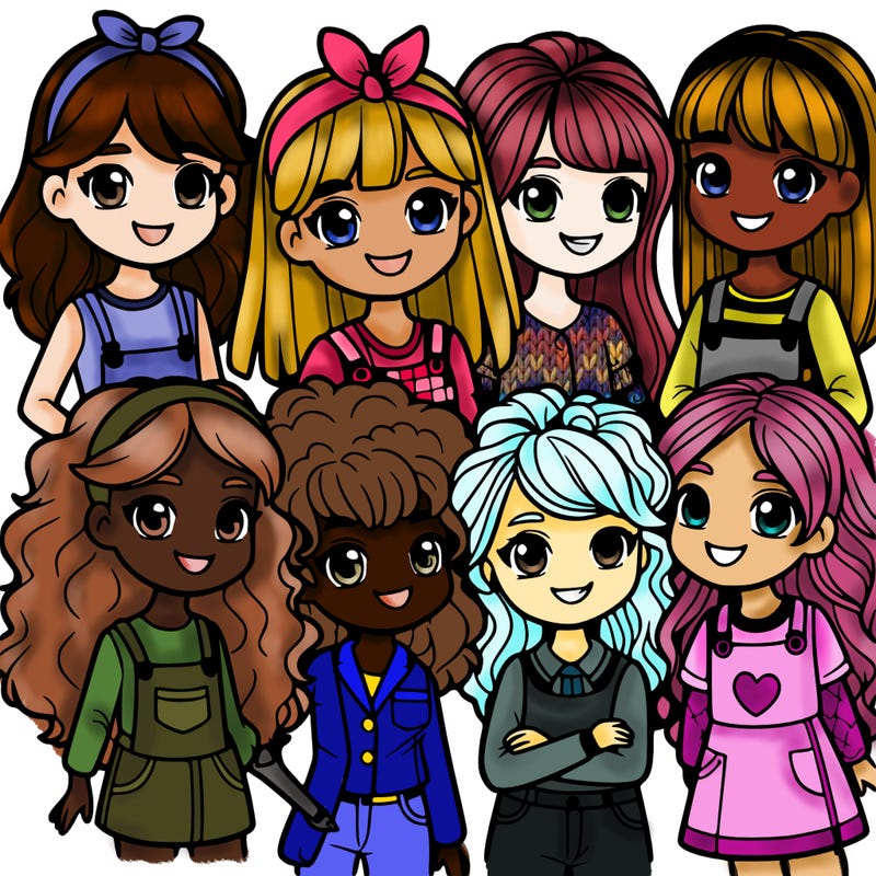 group of girls