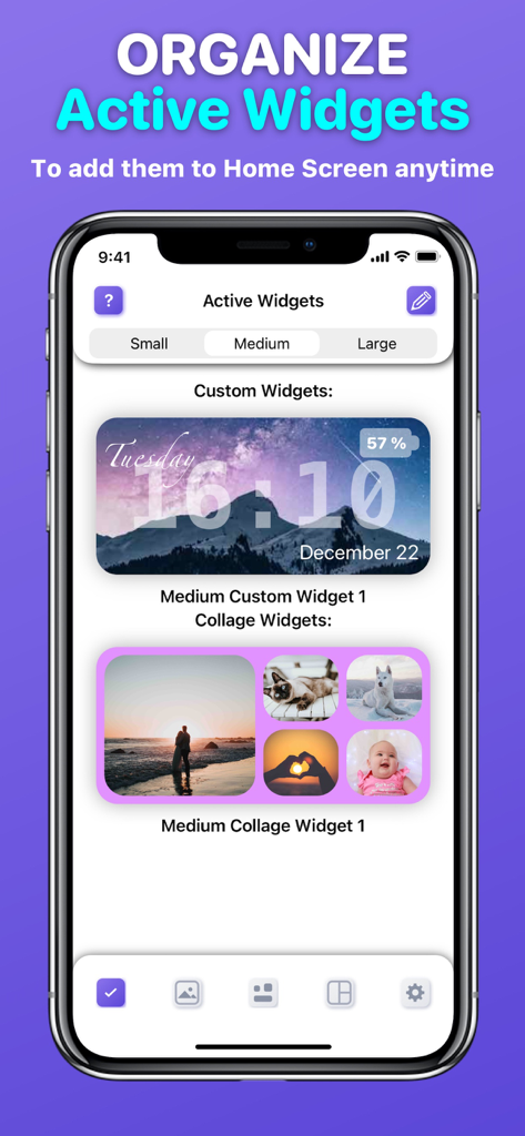 Home Screen Widgets Widgetizer - Graphics & Design App | MWM