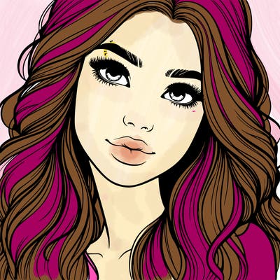 beautiful realistic girl