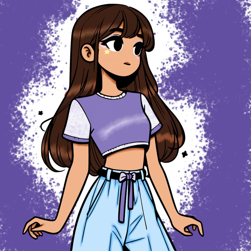 girl in a cute crop top