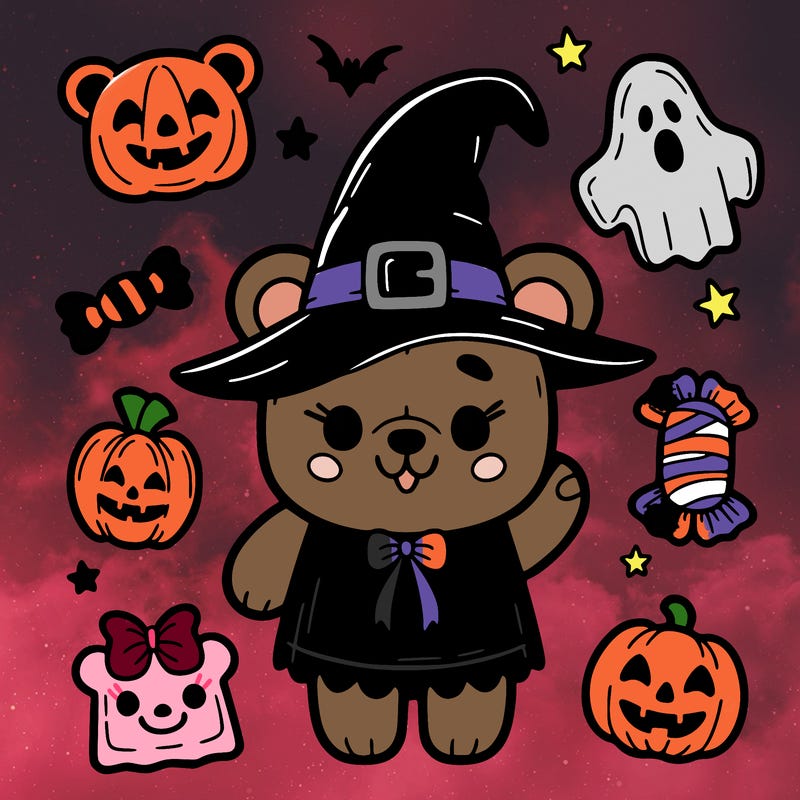 halloween gummy bear cute