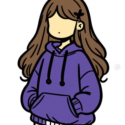 girl in sweatshirt