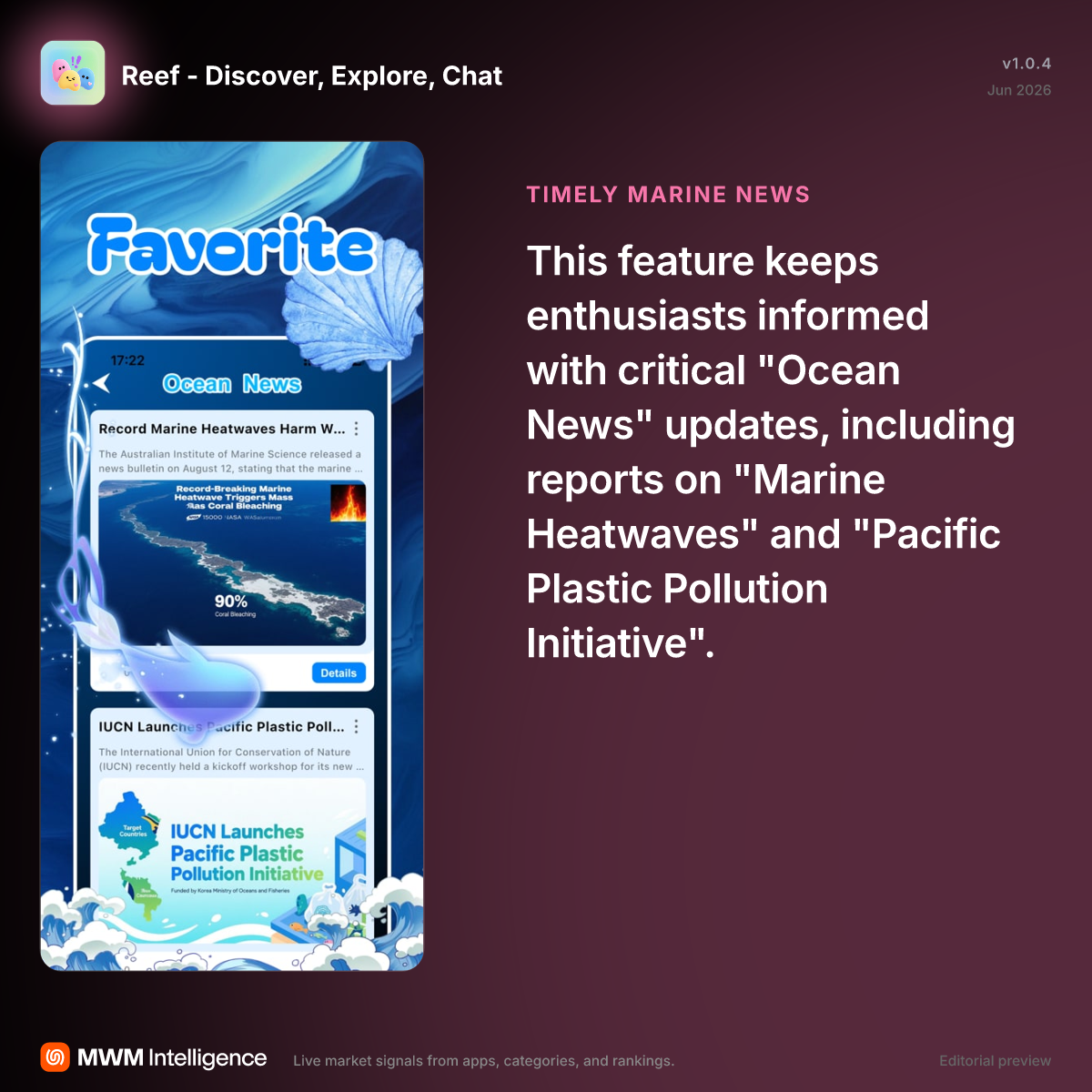 Reef - Discover, Explore, Chat - Social Networking App | MWM