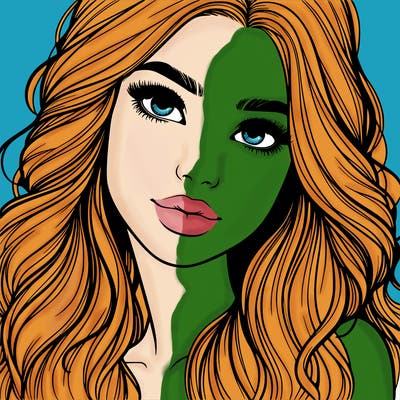 beautiful realistic girl