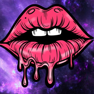 lips that look realistic and drip