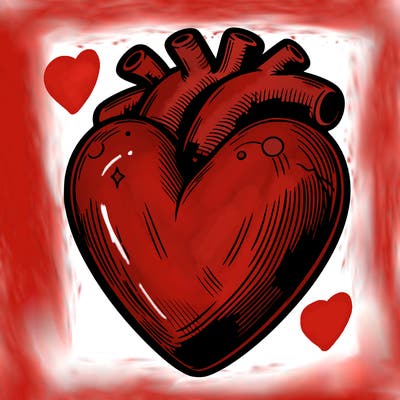 realistic heart