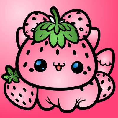 strawberry cat