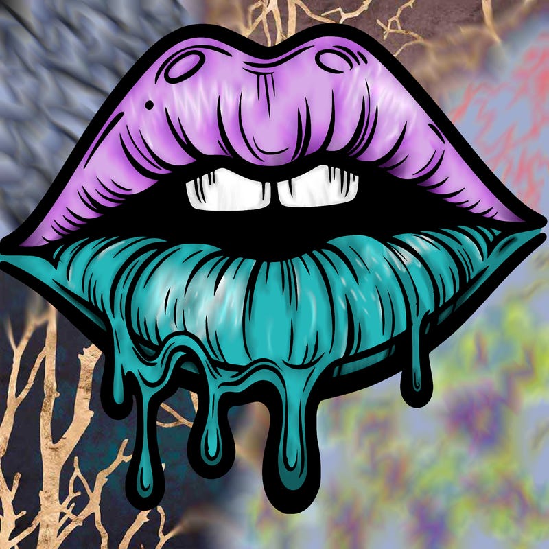 lips that look realistic and drip