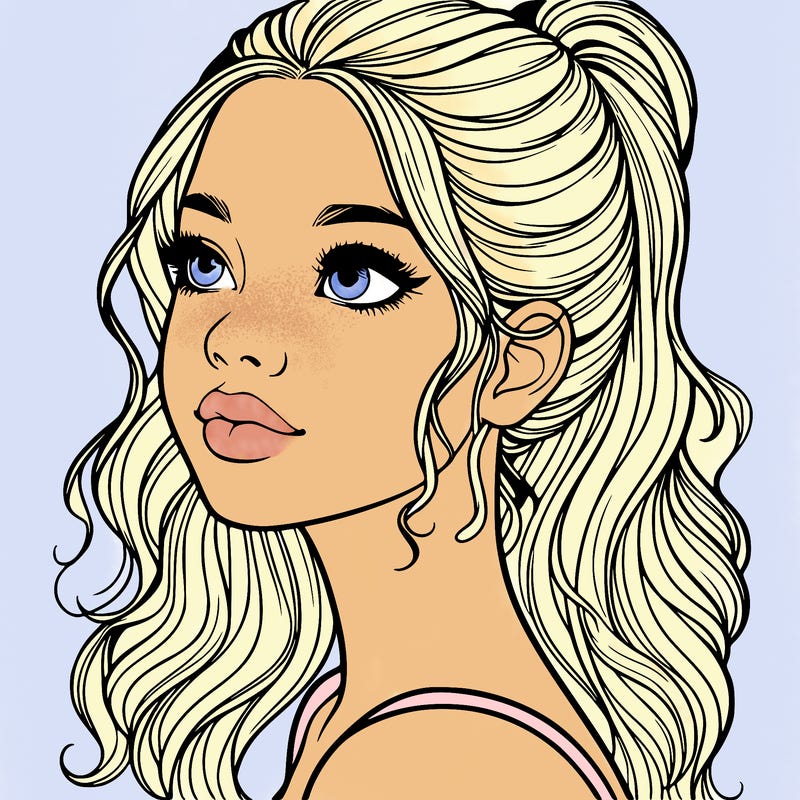 beautiful realistic girl