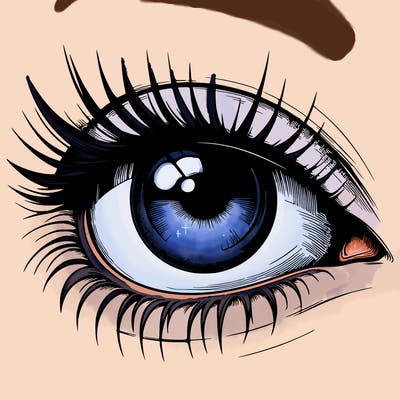 realistic eye