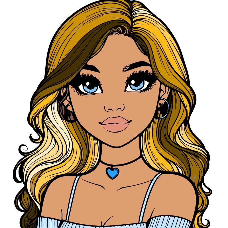 realistic pretty girl